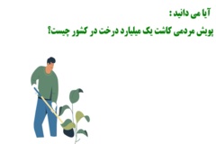 موشن گرافی کاشت یک میلیارد درخت