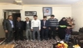 دیدار مدیرکل و معاون اداره با خانواده شهید والا مقام عباس نیکخواه در ایام الله دهه فجر و چهلمین سالگرد پیروزی انقلاب اسلامی ایران