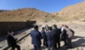 بازدید معاون عمرانی استاندار کرمان از طرحهای آبخیزداری و ایمن سازی شهر کرمان 
