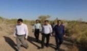 بازدید مدیر کل منابع طبیعی و آبخیزداری از پروژه فضای سبز کمربندی غربی شهر کرمان 
