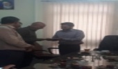 تجلیل از همکار بازنشسته اداره منابع طبیعی و آبخیزداری شهرستان بم