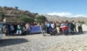 همایش مبارزه با آفت لورانتوس در روستای  گزم  از توابع بخش خبر  شهرستان بافت 