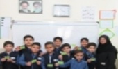 توزیع کارت همیار طبیعت بین دانش آموزان شهرستان رفسنجان