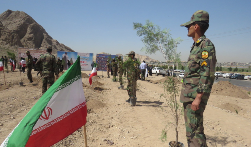 ارتش نماد دفاع و آبادانی؛ کاشت بیش از 40هزار اصله نهال در روز  ارتش