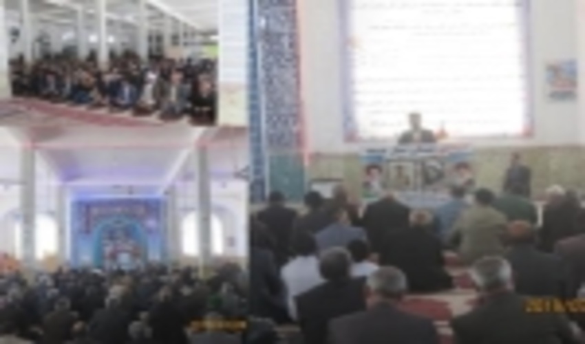  تشریح  فعالیتهای  منابع طبیعی در خطبه های  نماز جمعه  زرند در هفته منابع طبیعی 