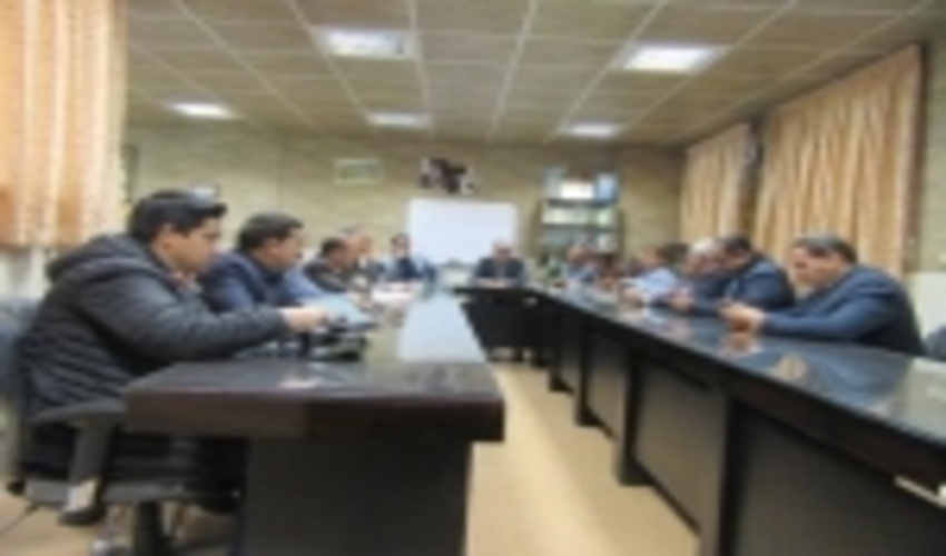 تشریح  اهم برنامه های هفته منابع طبیعی برای دستگاههای اجرایی شهرستان توسط رئیس اداره منابع طبیعی رفسنجان 