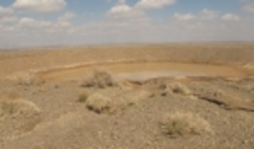 آبگیری  گوراب های دئفه رفسنجان در پی بارندگی های اخیر 