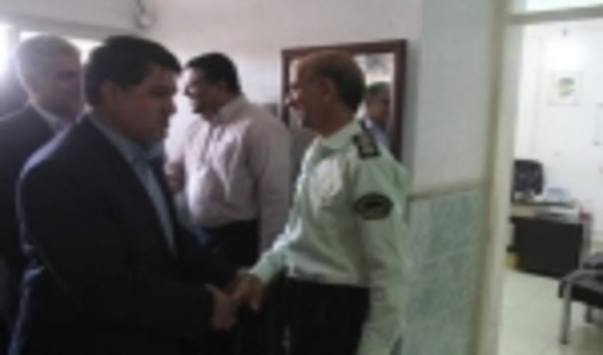 دیدار دوستانه مدیر کل با فرمانده یگان حفاظت 