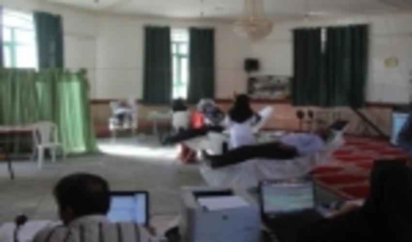 اهدای خون توسط کارکنان اداره کل منابع طبیعی و آبخیزداری به مناسبت هفته اهدای خون 