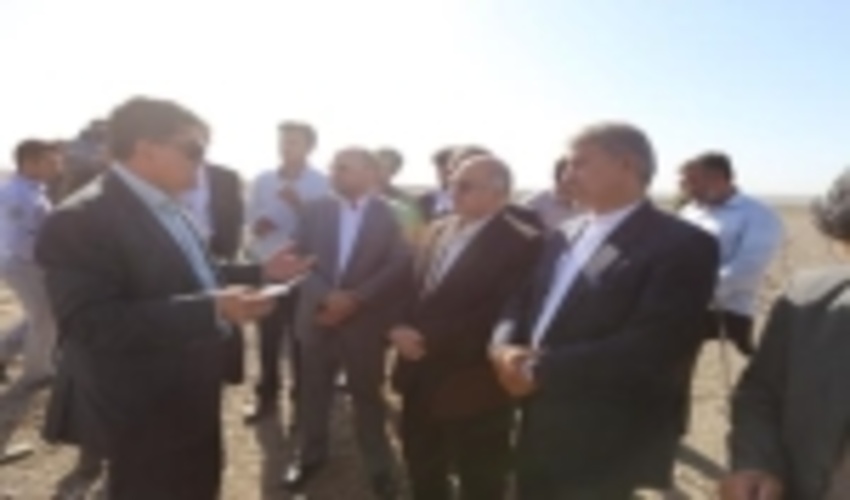 بازدید استاندار کرمان از پروژه های آبخیزداری احداث شده از محل اعتبارات  صندوق توسعه ملی شهرستان انار 