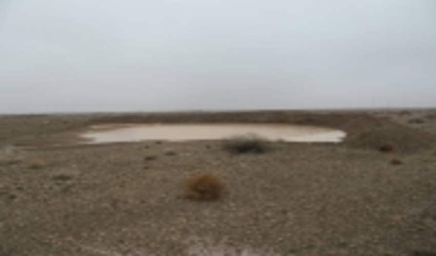 آبگیری گوراب های احداث شده در شهرستان انار