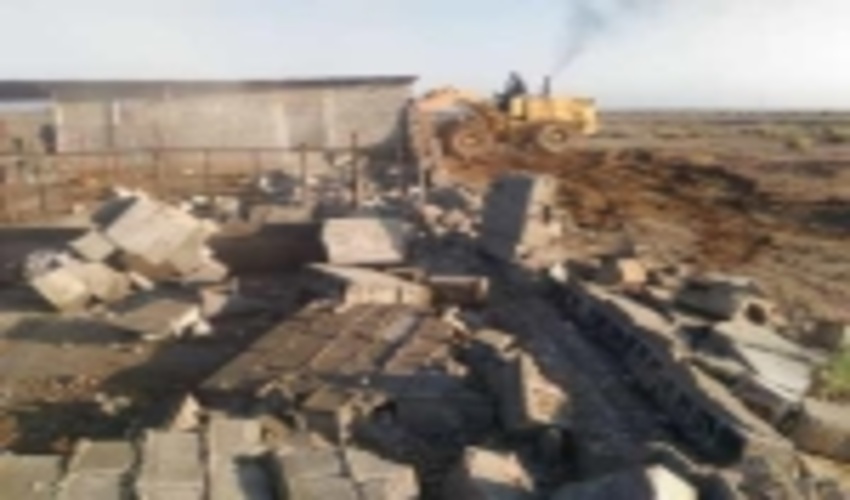 رفع تصرف  بیست هکتار از اراضی ملی روستای فیروزه شهرستان سیرجان