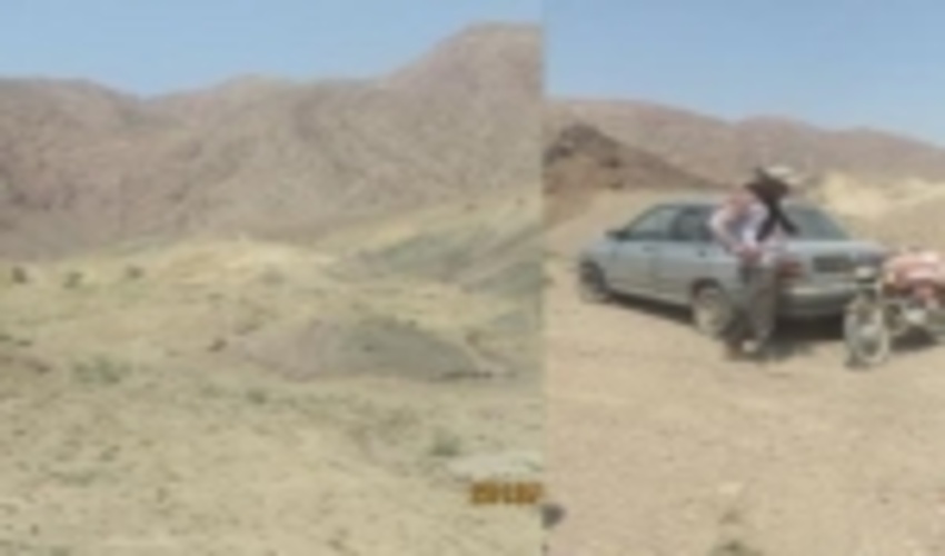 جلوگیری از برداشت غیر مجاز آنغوزه شیرین در منطقه هومکار سیریز شهرستان زرند 