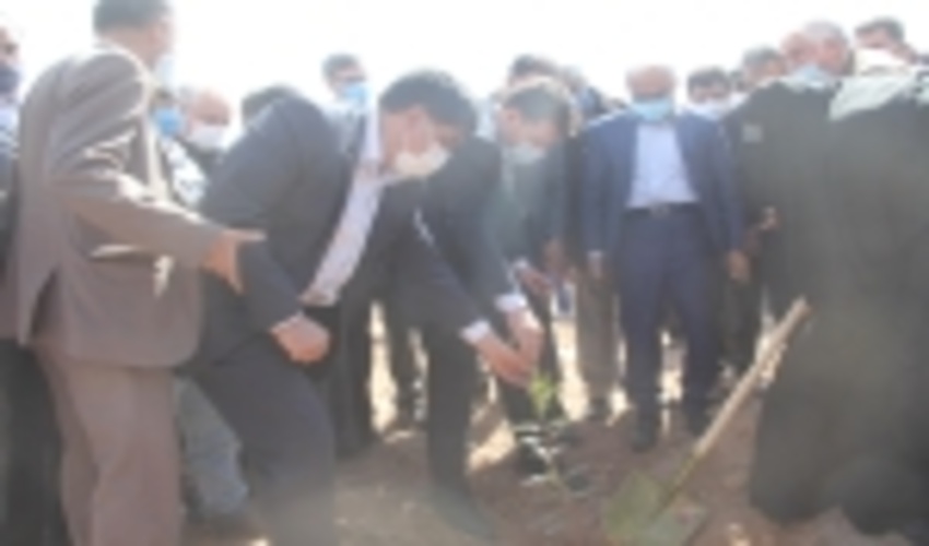 غرس نهال در روز درختکاری در سراسر استان