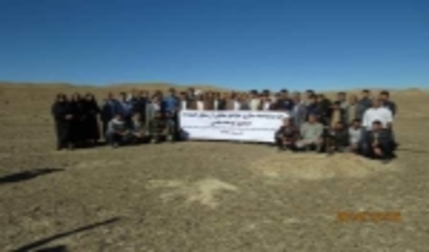 برگزاری تور بازدید  مردم و مسئولین شهرستان انار از  پروژه های آبخیزداری حوزه بیاض 