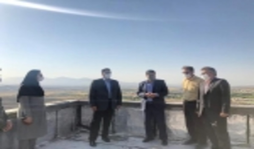 بازدید از پایگاه اطفاء حریق شهرستان رابر با حضور معاون هماهنگی و امور عمرانی استانداری کرمان