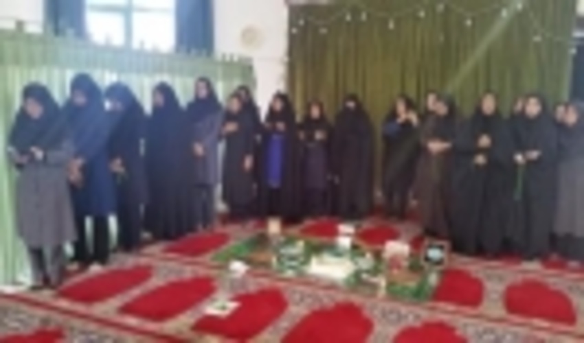 برگزاری مراسم پر فیض تلاوت قرآن و صلوات خاصه برای بانوان اداره کل