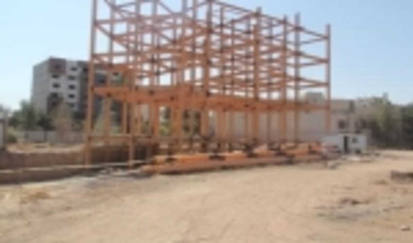 دومین بازدید مدیر کل و هیئت همراه از ساختمان در دست احداث اداره کل 