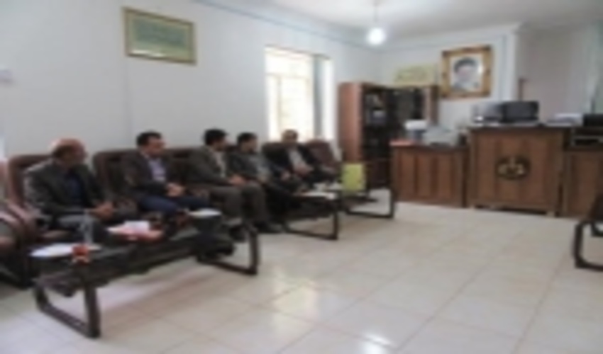 دیدار با رئیس دادگستری و دادستان شهرستان انار به مناسبت هفته قوه قضائیه 