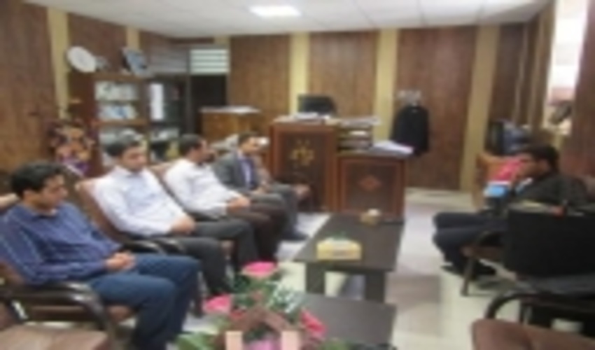 دیدار مسئول اداره منابع طبیعی به اتفاق کارکنان با مسئول حوزه قضایی شهرستان فهرج