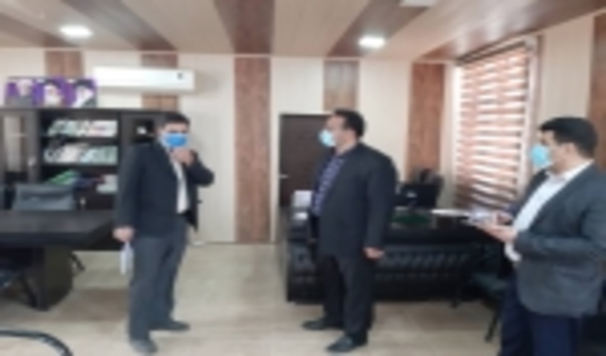 بازدید  فرماندارریگان از اداره منابع طبیعی و آبخیزداری شهرستان 