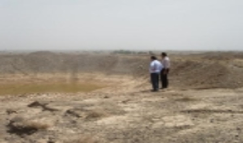  آبگیری بندهای ملاتی (گورآب) منطقه احمدآباد شهرستان رفسنجان