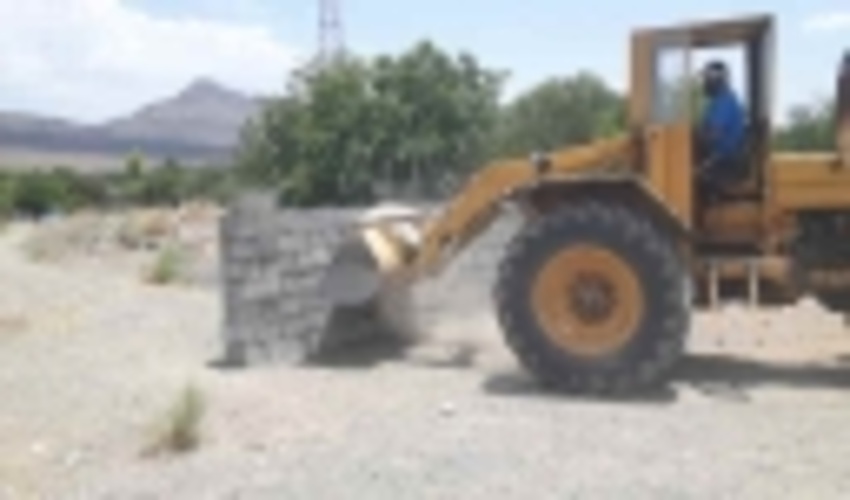 جلوگیری از ساخت و ساز غیرقانونی ورفع تصرف اراضی در منطقه دهسرد ارزوئیه 