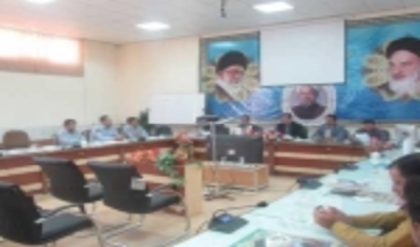 نشست ویژه کمیته اطفاء حریق شهرستان کوهبنان  به ریاست فرماندار این شهرستان 