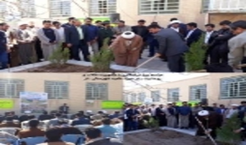 برگزاری مراسم روز درختکاری در شهرستان انار