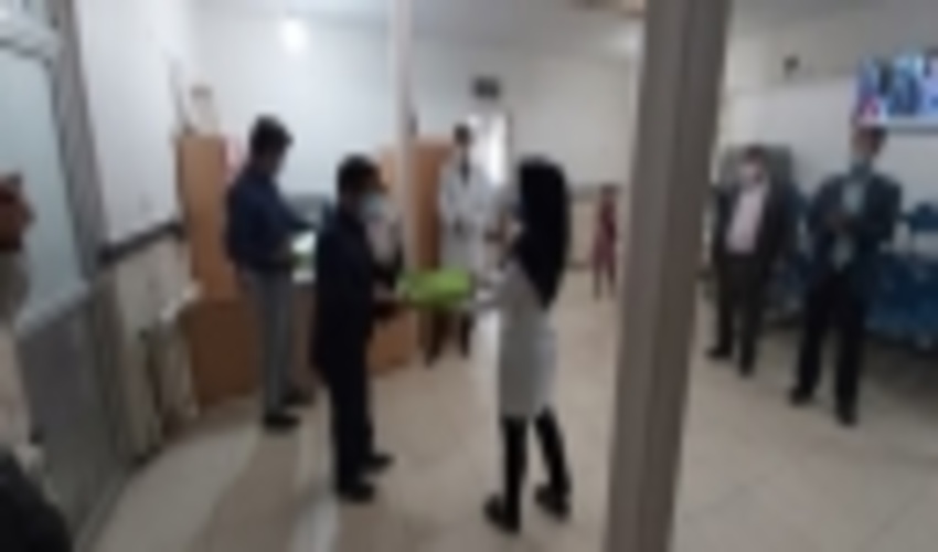 تجلیل همکاران اداره منابع طبیعی و آبخیزداری انار از پرسنل مدافع سلامت شهرستان 