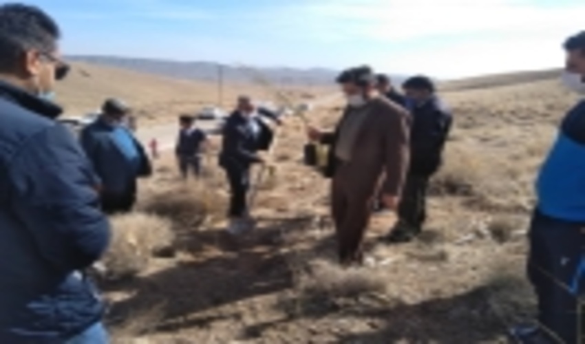 بذرکاری  در عرصه های منابع طبیعی بخش کوهساران راور توسط دوستداران و همیاران طبیعت 