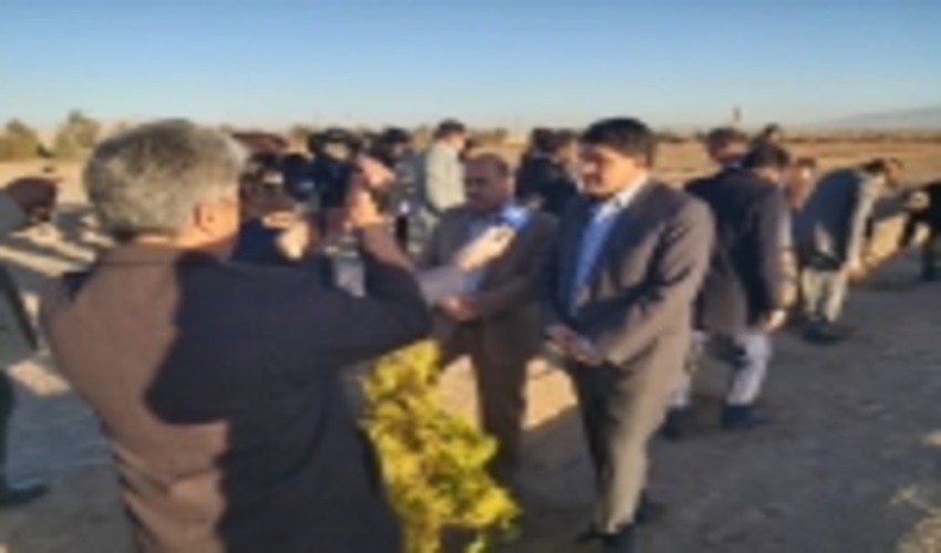 مراسم کاشت نهال در آستانه شروع هفته منابع طبیعی  با مشارکت صدا و سیمای مرکز کرمان در محل ایستگاه فرستنده رادیویی جاده جوپار