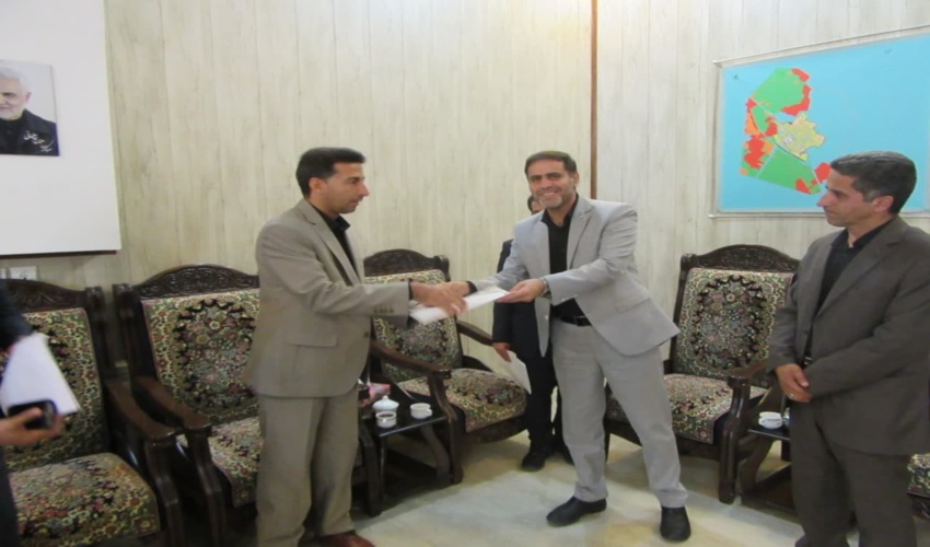 سرپرست جدید اداره منابع طبیعی و آبخیزداری شهرستان انار معرفی شد