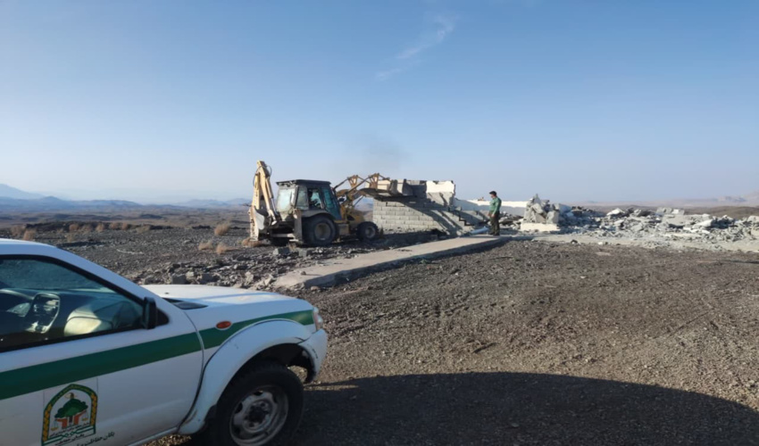 بیش از  20 هزار مترمربع از اراضی ملی شهرستان ارزوئیه رفع تصرف شد