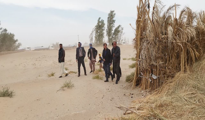 بازدید مدیر کل منابع طبیعی و آبخیزداری کرمان از روستاهای بخش پشت ریگ شهرستان ریگان 