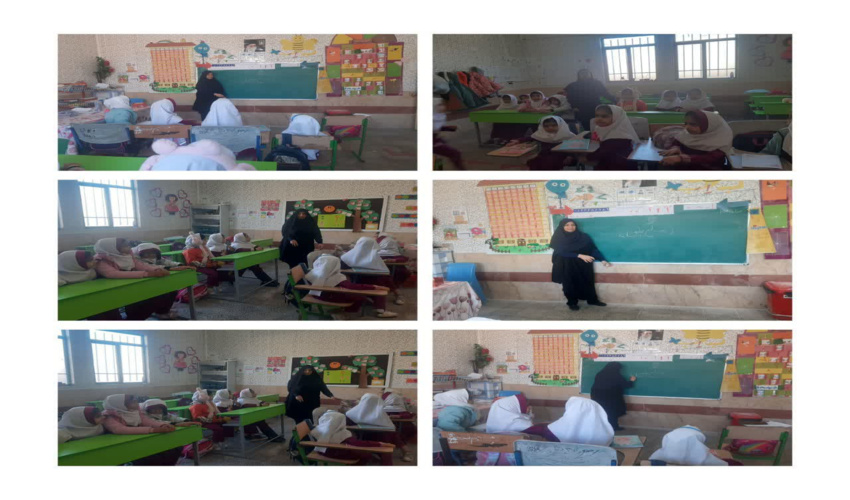 حضور کارشناس واحد ترویج و مشارکت های مردمی در مدارس شهرستان بم 