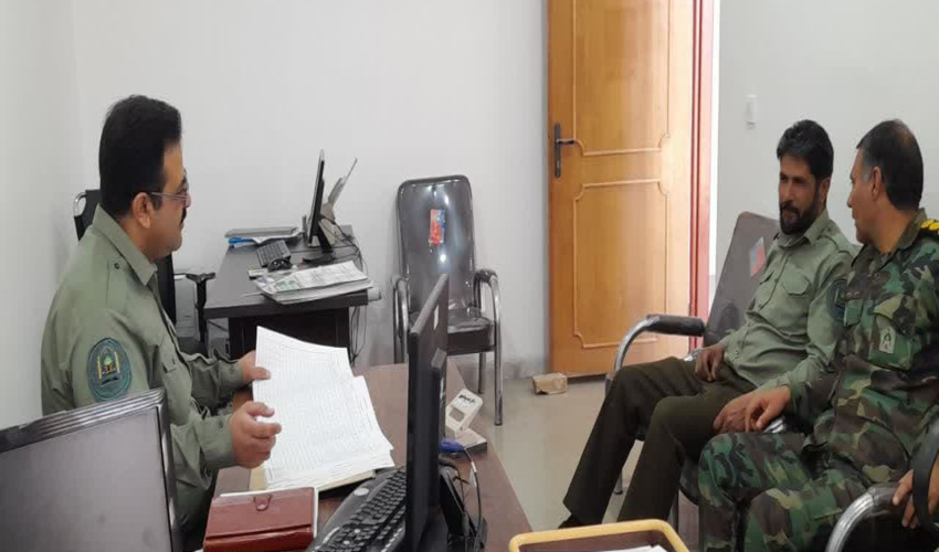 بازدید فرمانده یگان حفاظت اداره کل منابع طبیعی و آبخیزداری استان کرمان از پاسگاه ویژه منابع طبیعی شهرستان راور