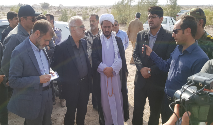 بازدید رئیس سازمان منابع طبیعی و آبخیزداری کشور از پروژه  نهال کاری 260 هکتاری فهرج 