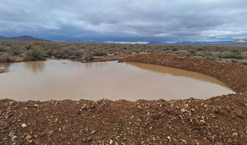 آبگیری بندهای سنگی و ملاتی و گوراب ها در سیرجان