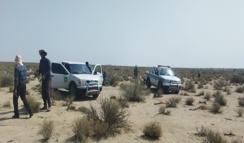 جلوگیری از برداشت غیر مجاز شیره گیاه انغوزه در شهرستان شهربابک