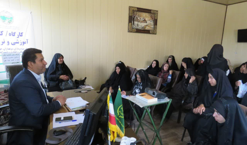 کارگاه توان‌افزایی زنان روستایی و عشایری در راین برگزار شد