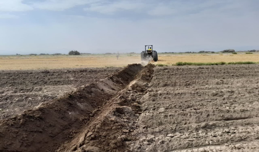 رفع تصرف ۲۵۰ هزار متر مربع از اراضی ملی شهرستان ارزوئیه 