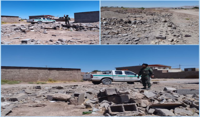 ۴۰۰ مترمربع از اراضی ملی شهرستان کرمان رفع تصرف شد