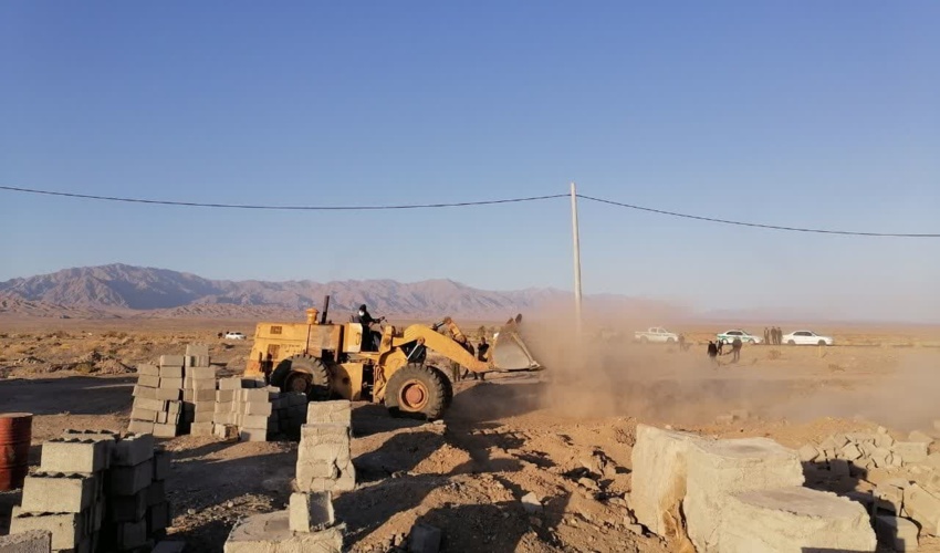 رفع تصرف 291 هزار متر مربع از اراضی ملی بم