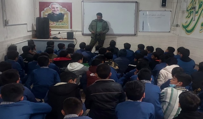 برگزاری دوره آموزش اطفاء حریق در دبستان سعدی انار