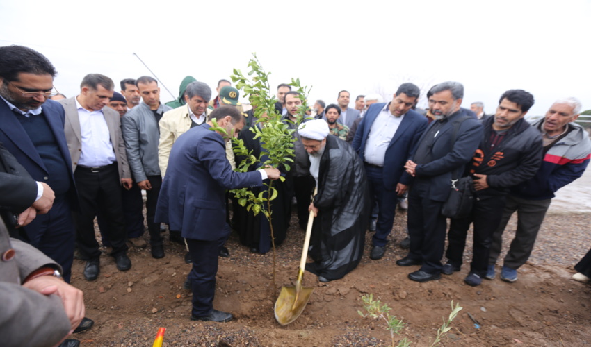 گزارش تصویری /آیین غرس نهال در روز درختکاری 